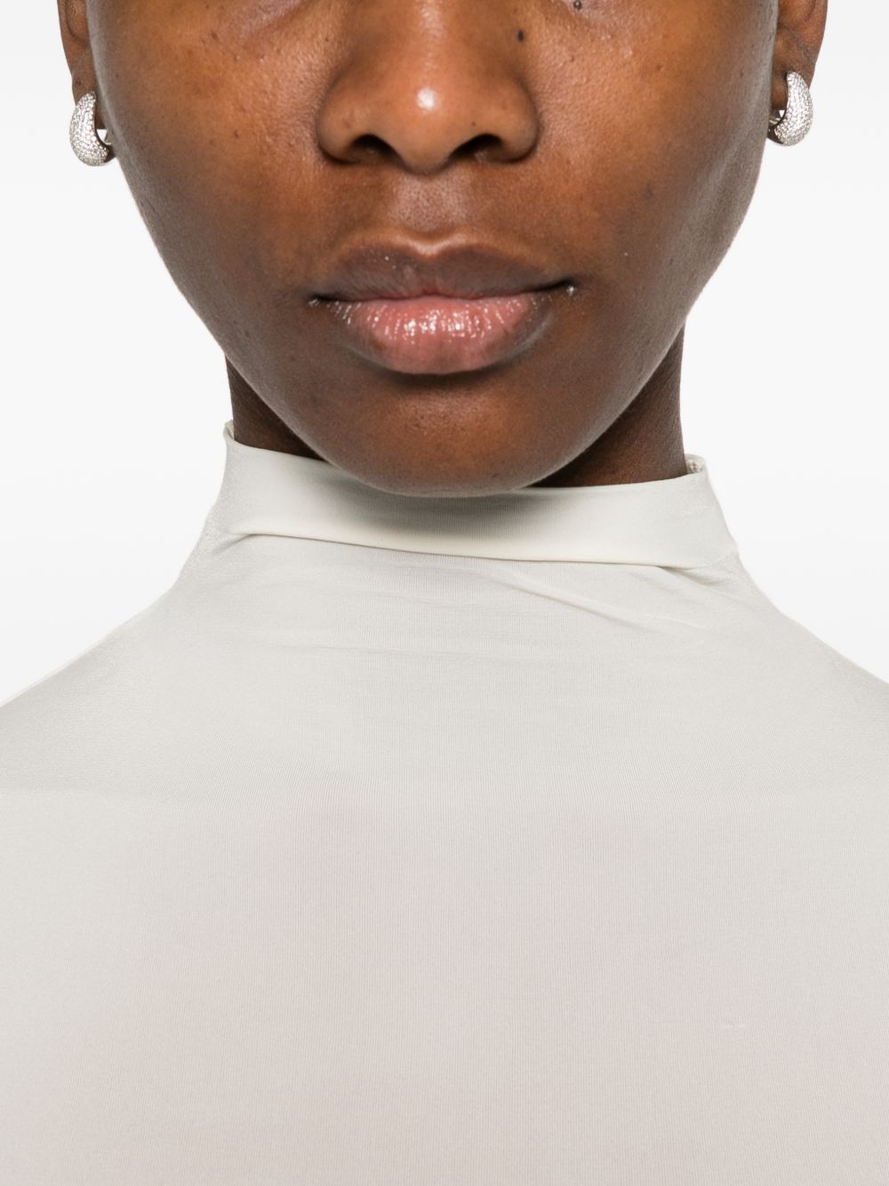 Body a maniche lunghe in bianco Wolford - donna 