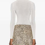 Body a maniche lunghe in bianco Wolford - donna 