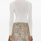 Body a maniche lunghe in bianco Wolford - donna 