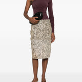 Body monospalla a maniche lunghe in viola Wolford - donna 