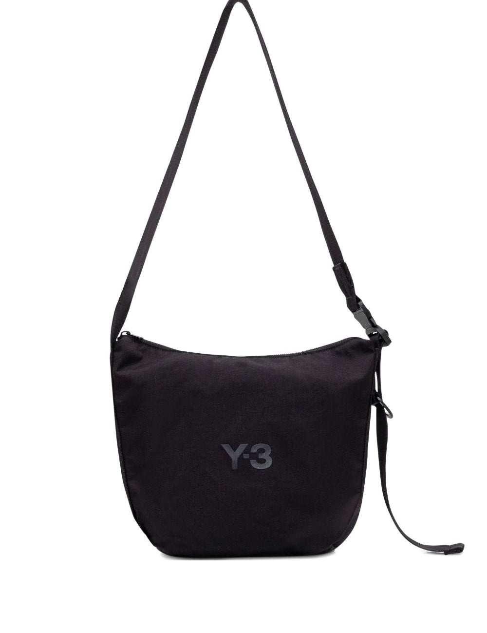 Borsa a tracolla con logo in nero Y-3 - uomo 