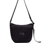 Borsa a tracolla con logo in nero Y-3 - uomo 