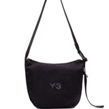 Borsa a tracolla con logo in nero Y-3 - uomo 