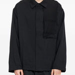 Giacca Utility con taschino in nero Y-3 - uomo 