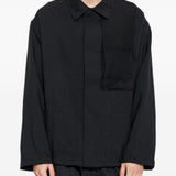 Giacca Utility con taschino in nero Y-3 - uomo 