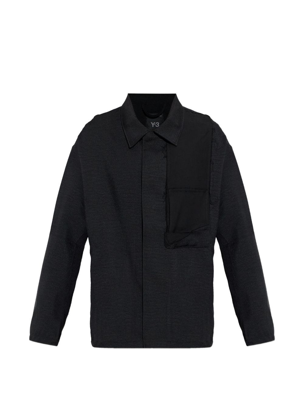 Giacca Utility con taschino in nero Y-3 - uomo 
