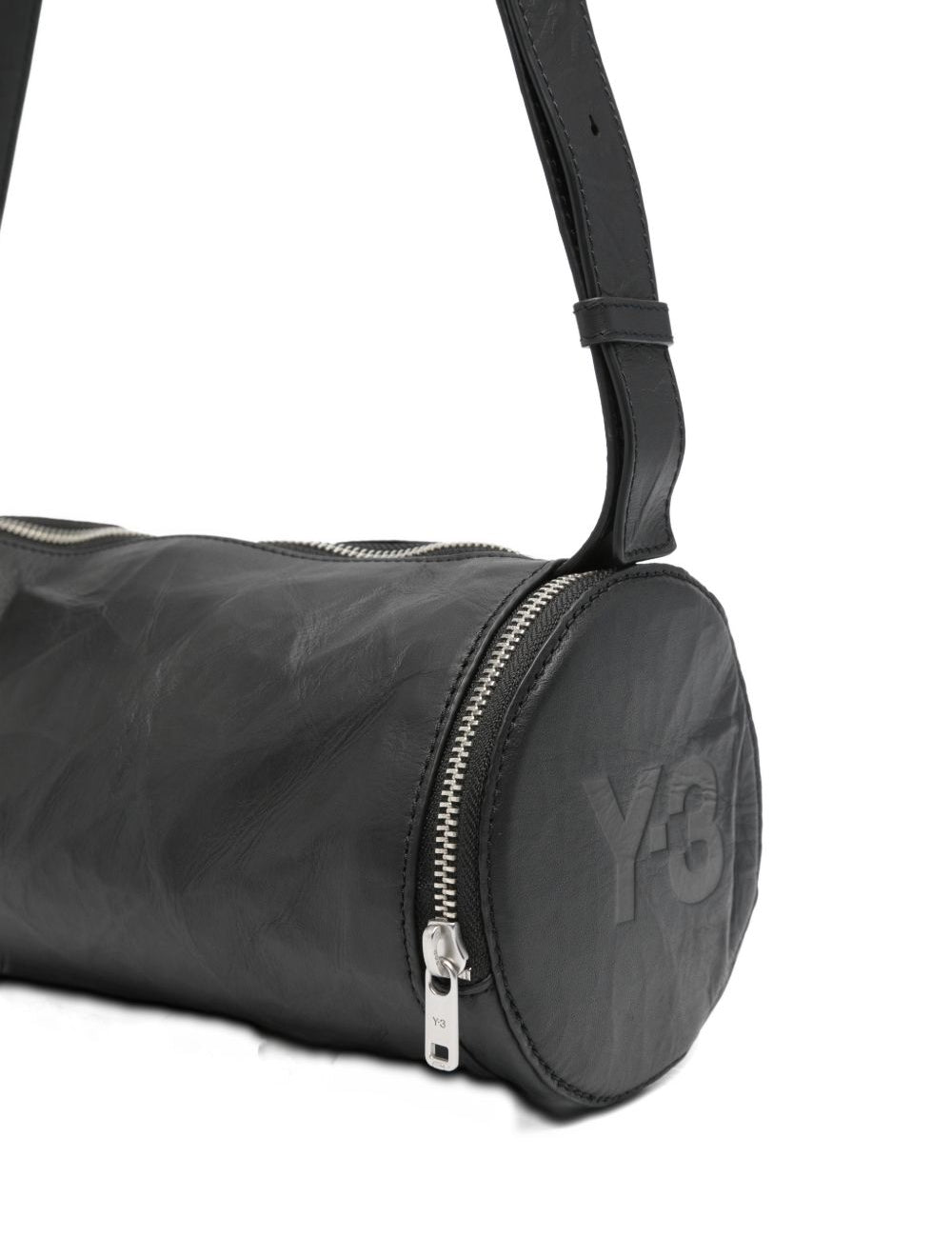 Borsa a spalla messenger barrel in nero Y-3 - uomo 