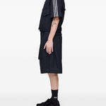 Shorts con cintura UT in nero Y-3 - uomo 