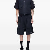 Shorts con cintura UT in nero Y-3 - uomo 