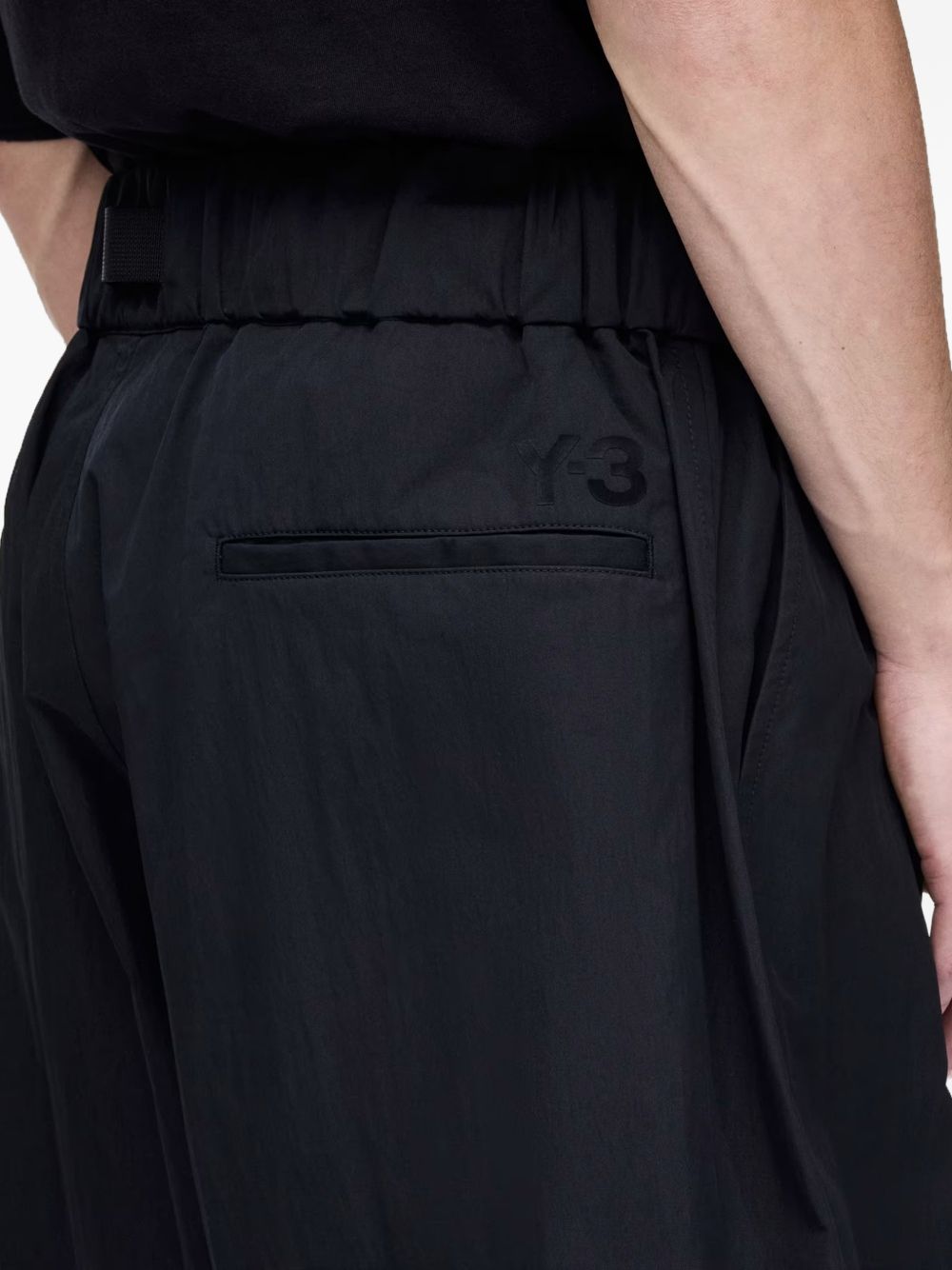 Shorts con cintura UT in nero Y-3 - uomo 