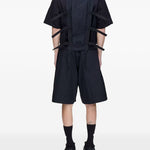 Shorts con cintura UT in nero Y-3 - uomo 