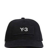 Cappello con applicazione logo in nero Y-3 - uomo 