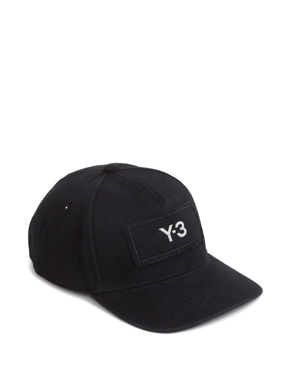 Cappello con applicazione logo in nero Y-3 - uomo 