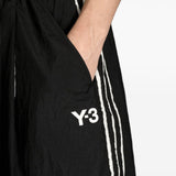 Pantaloni ampi con logo in nero Y-3 - uomo 