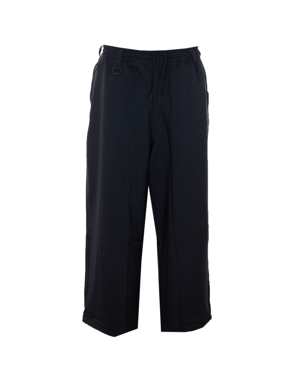 Pantaloni elasticizzati a larga costina in nero Y-3 - uomo 