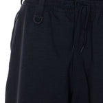 Pantaloni elasticizzati a larga costina in nero Y-3 - uomo 
