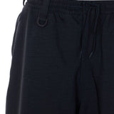 Pantaloni elasticizzati a larga costina in nero Y-3 - uomo 