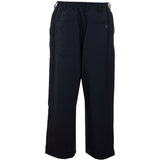Pantaloni elasticizzati a larga costina in nero Y-3 - uomo 
