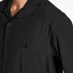 Camicia con dettaglio traforato in nero Y-3 - uomo 