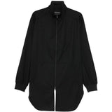 Cappotto con zip in nero Y-3 - uomo 