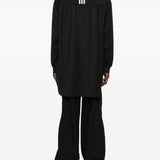 Cappotto con zip in nero Y-3 - uomo 