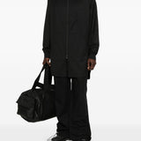 Cappotto con zip in nero Y-3 - uomo 