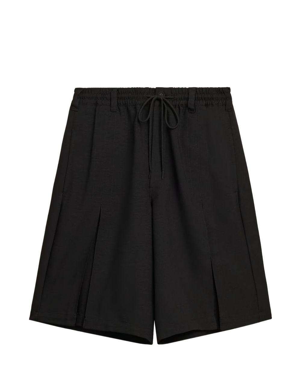 Bermuda con coulisse in nero Y-3 - uomo 