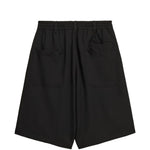 Bermuda con coulisse in nero Y-3 - uomo 