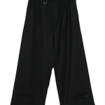 Pantaloni con coulisse in nero Y-3 - uomo 