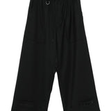 Pantaloni con coulisse in nero Y-3 - uomo 