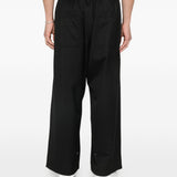 Pantaloni con coulisse in nero Y-3 - uomo 