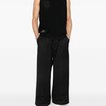 Pantaloni con coulisse in nero Y-3 - uomo 