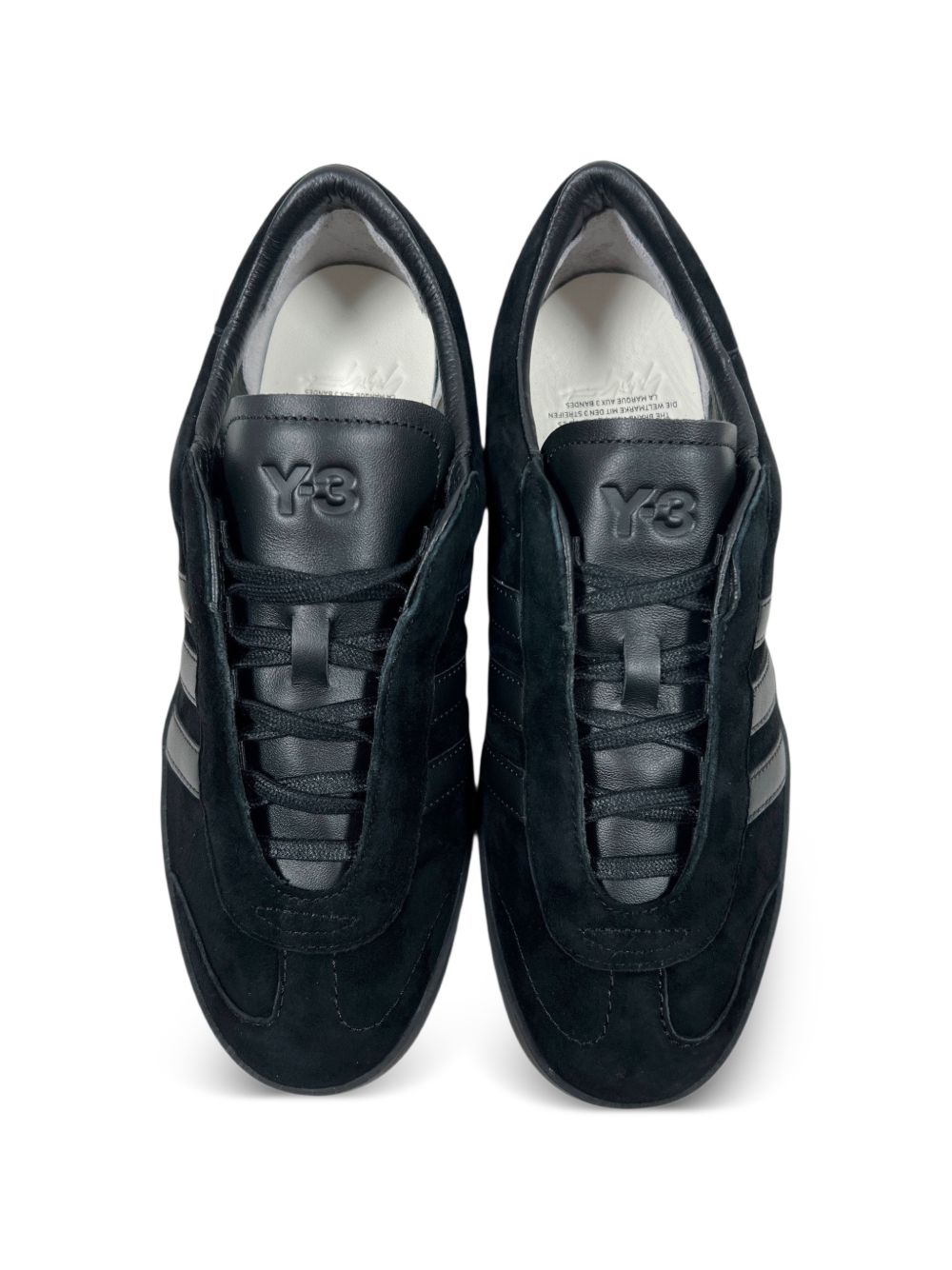 Sneakers Gazelle con tre righe in nero Y-3 - uomo 