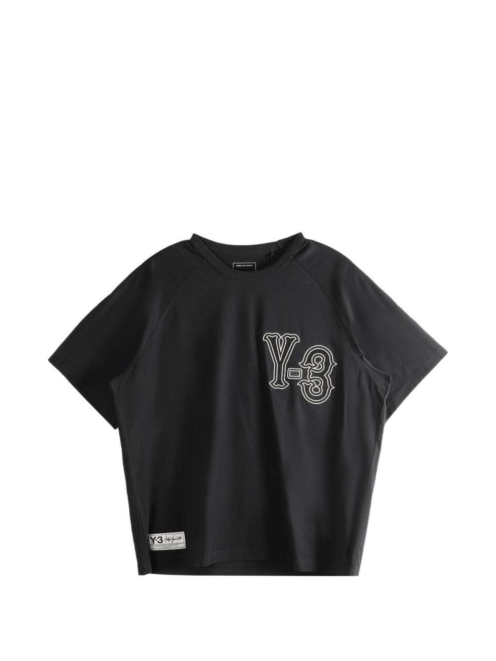 T-shirt con logo in nero Y-3 - uomo 