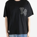 T-shirt con logo in nero Y-3 - uomo 