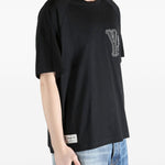 T-shirt con logo in nero Y-3 - uomo 