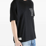 T-shirt con logo in nero Y-3 - uomo 