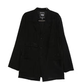 Blazer con tasche in nero Y-3 - uomo 