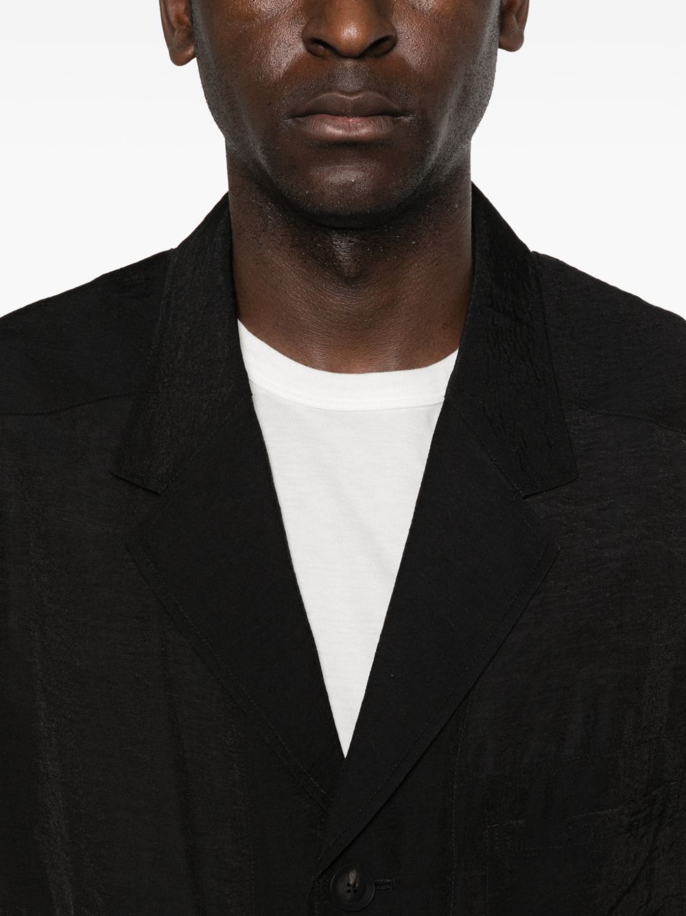 Blazer con tasche in nero Y-3 - uomo 