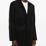 Blazer con tasche in nero Y-3 - uomo 