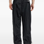 Pantaloni sportivi gessati in nero Y-3 - uomo 