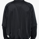 Felpa gessata in nero Y-3 - uomo 