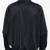 Felpa gessata in nero Y-3 - uomo 