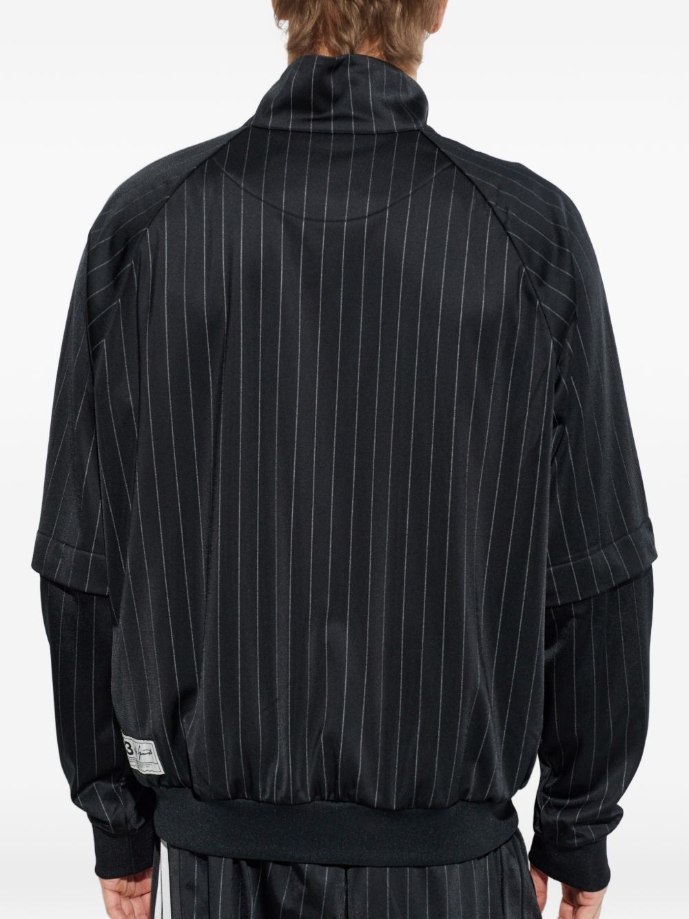 Felpa gessata in nero Y-3 - uomo 