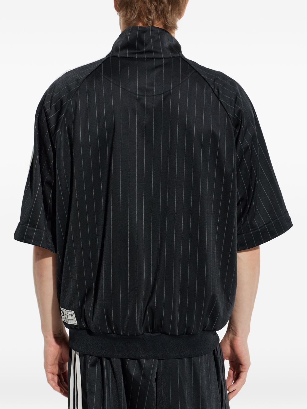 Felpa gessata in nero Y-3 - uomo 
