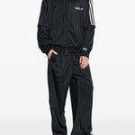 Felpa gessata in nero Y-3 - uomo 