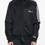 Felpa gessata in nero Y-3 - uomo 