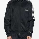 Felpa gessata in nero Y-3 - uomo 