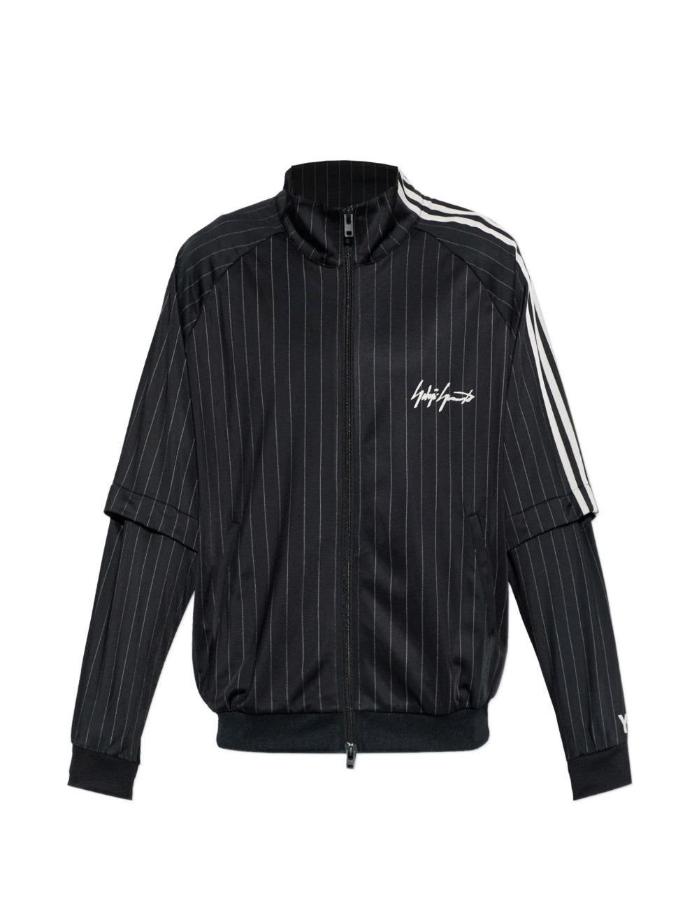 Felpa gessata in nero Y-3 - uomo 