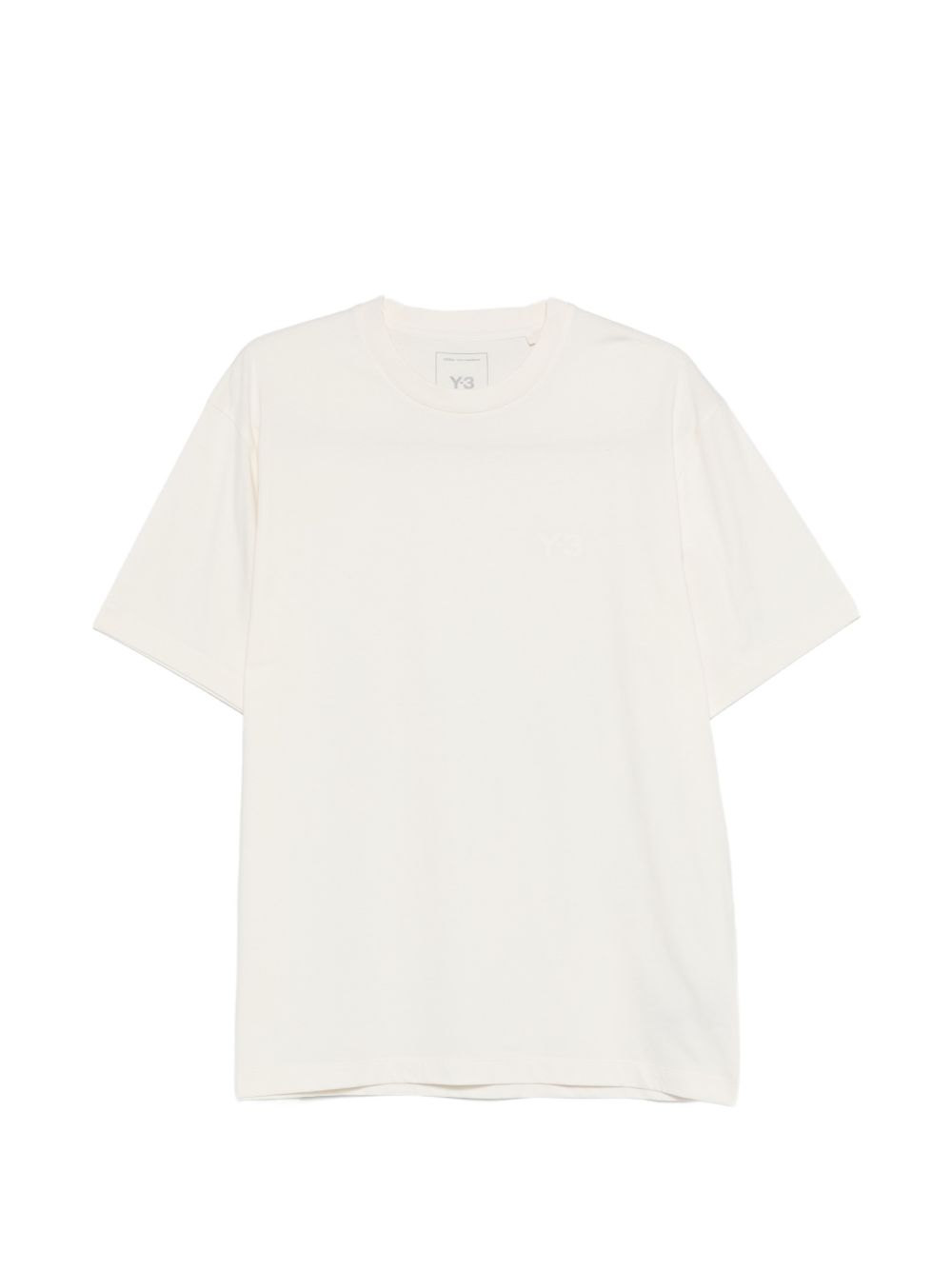 T-shirt con logo in bianco Y-3 - uomo 